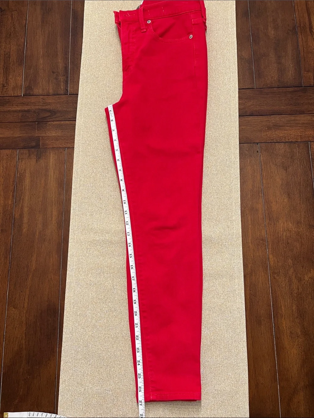 ❤️ J. Crew Women's High Rise Red Jeans